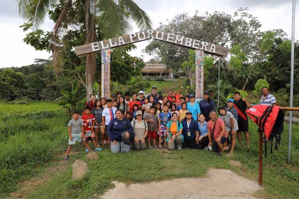 Proyecto ambiental en la comarca Emberá.
