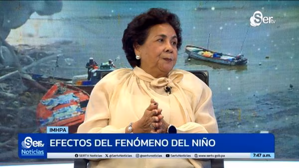 El fenómeno de El Niño continuará afectando a Panamá hasta finales de 2026 y podría extenderse hasta los primeros meses de 2027, de acuerdo con la explicación de la subdirectora del IMHPA, Berta Olmedo.