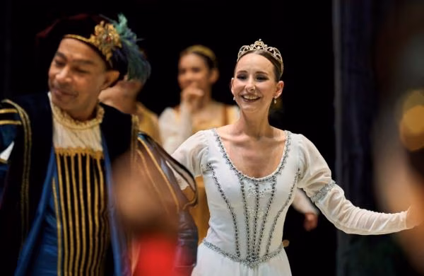 El ballet nacional se presento en dos funciones.