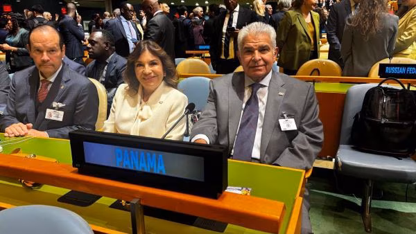 Delegación panameña participa en la apertura de la Asamblea General de ONU.