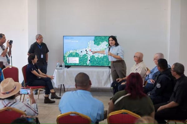 La organización también contempla rutas diferenciadas para peatones y vehículos,